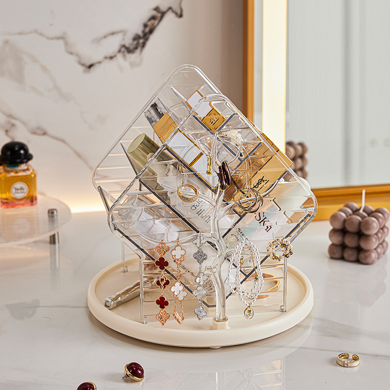 Skincare B Erl - Luksusowy obrotowy organizer na kosmetyki na